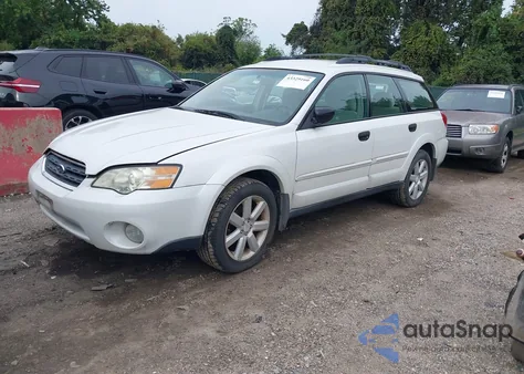 2006 Subaru Outback 2.5I/Outback 2.5I Special из США, поврежденный, VIN 4S4BP61C867316046